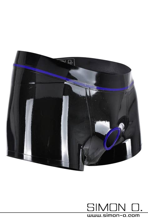 herren latex unterwäsche|latex shorts herren.